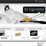 EZ Cigarettes website image